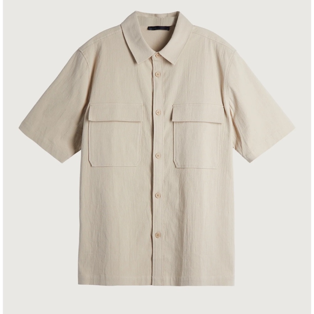 OAK + FORT Beige Utility Top